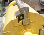 Mills rotor constraction - example 2 - 04 detail of an assembled hammer.jpg