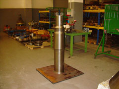 Frantoparts; Revision and machine maintenance, assistance review of mill cone: shaft