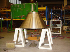 Frantoparts; Revision and machine maintenance, assistance review of mill cone: revision of the mantle