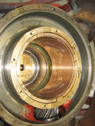 Frantoparts; Revision and machine maintenance, assistance review of mill cone: detail of base and countershaft